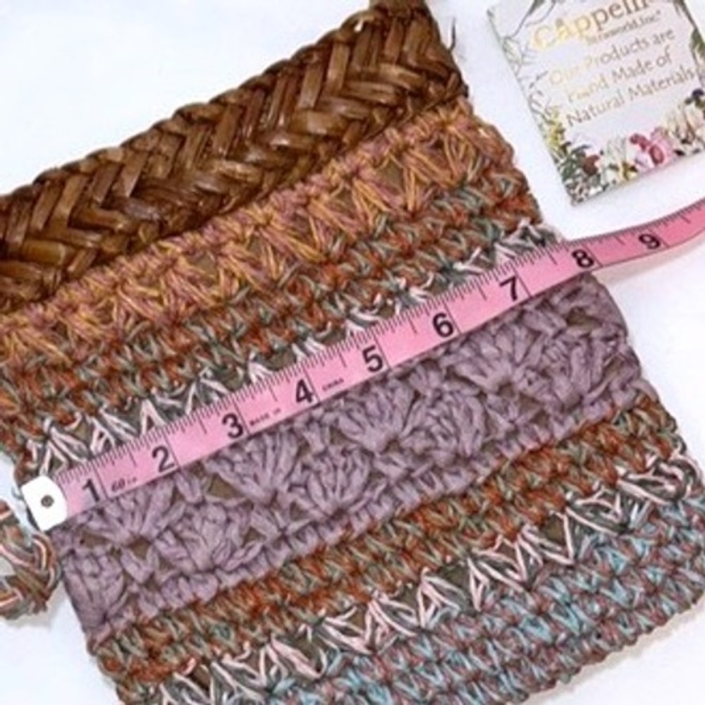 Cappelli Multicolor Handmade Woven Crossbody Bag - Picture 5 of 5